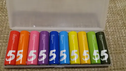 Батарейки AA ZMI ZI5 Rainbow Alkaline Battery набор 10 штук NQD4000RT - фото 2