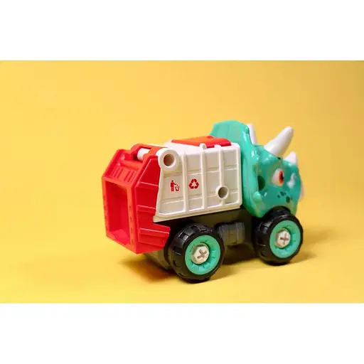 Машинка-конструктор Otamanko Трицератопс сміттєвоз Бірюзовий/червоний - фото 9