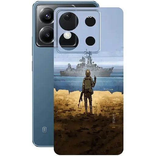 Захисна плівка StatusSKIN для Xiaomi Poco X6 Корпус Вініл Корабель - фото 1