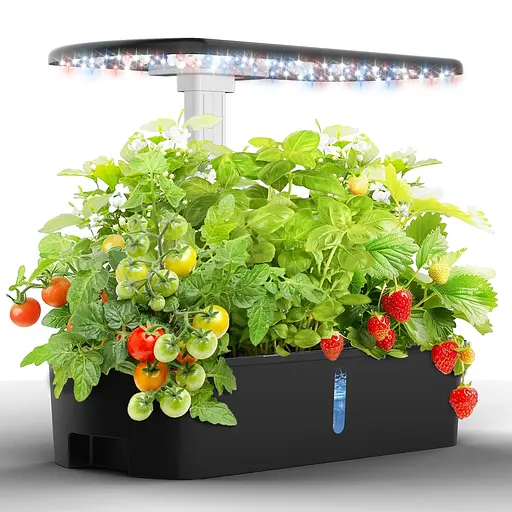 Система гидропонная IGS-61 на 12 растений с LED-подсветкой Черный - фото 3