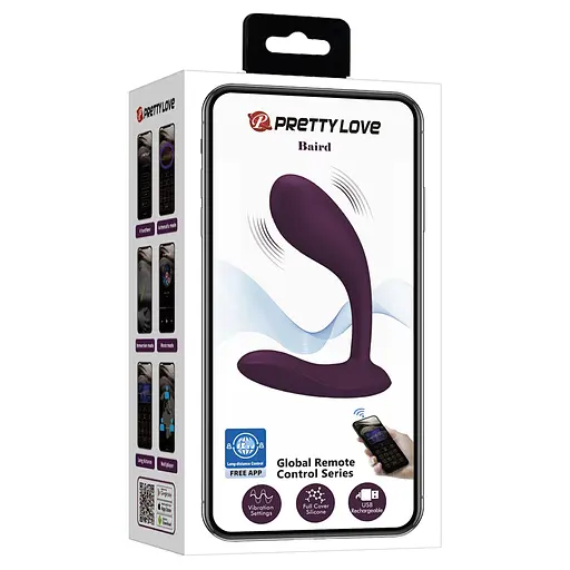 Вібратор Pretty Love Baird 10.8 см фіолетовий - фото 10
