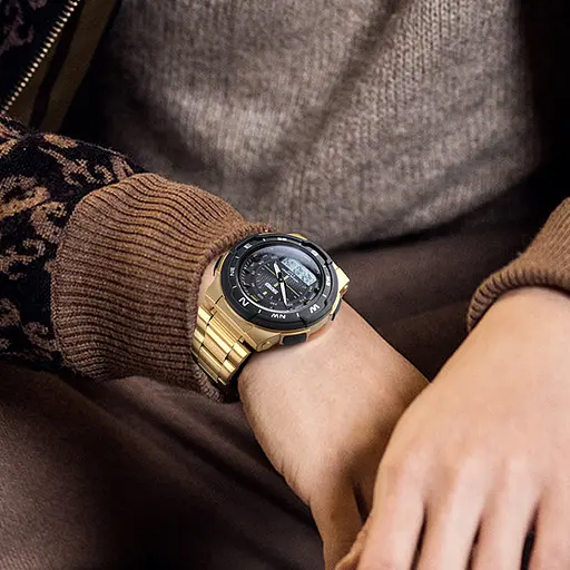 Наручний годинник чоловічий 1370GD Gold Skmei acs0030787 - фото 3