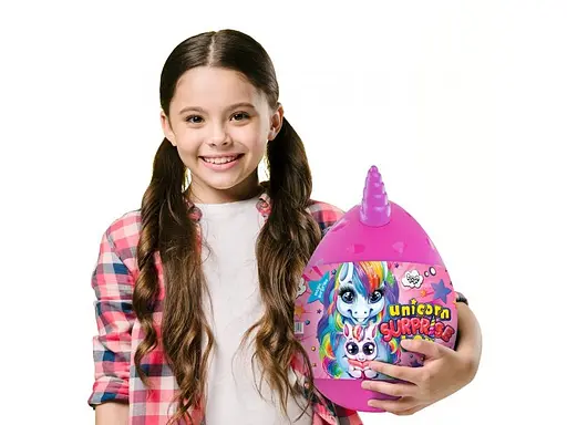 Детский игровой набор для творчества Danko Toys Яйцо Единорога, Unicorn Surprise Box - фото 3