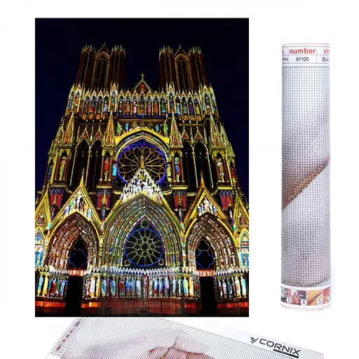 Набір алмазної мозаїки (вишивки) Cornix Art 40 x 30 см AY49 - фото 1