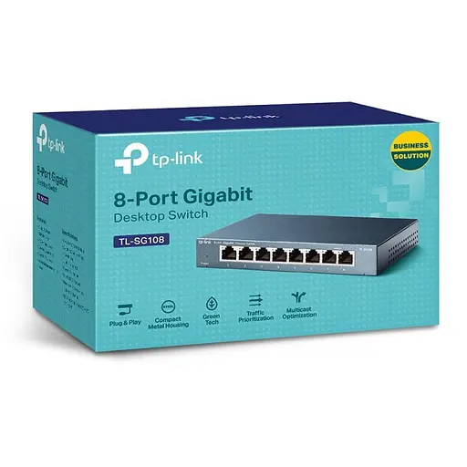 Коммутатор TP-LINK TL-SG108 - фото 5