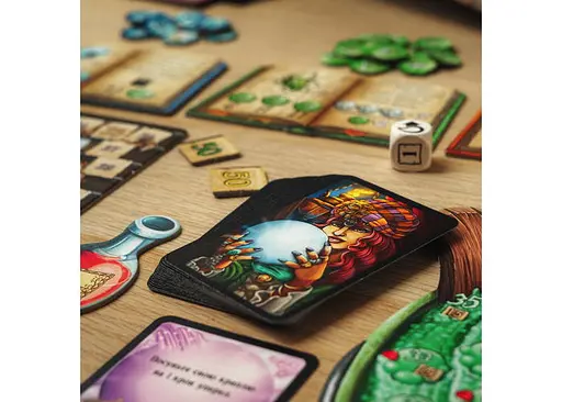 Настольная игра YELLOWBOX Шарлатаны из Кведлинбурга (The Quacks of Quedlinburg) (укр.) + комплект из 4-х мешочков для ингредиентов (ПК001) - фото 7