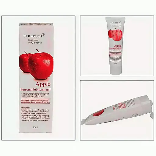 Інтимний гель-лубрикант зволожуючий Silk Touch з ароматом яблука 50 мл - фото 2