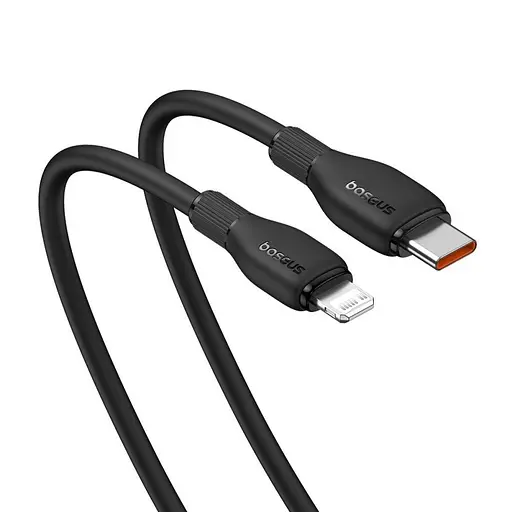 Кабель Baseus Pudding Series Fast Charging Cable Type-C to iPhone 20 - 27 W 1,2 м черный - фото 1