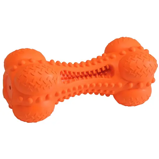 Іграшка для собак Camon кісточка гумова з пищалкою 17 см