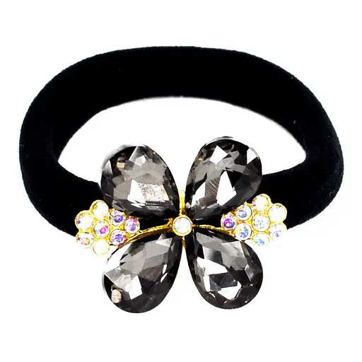 Дитяча резинка для волосся з камінчиками La-beauty 0302-1056-1, 1 штука - фото 1