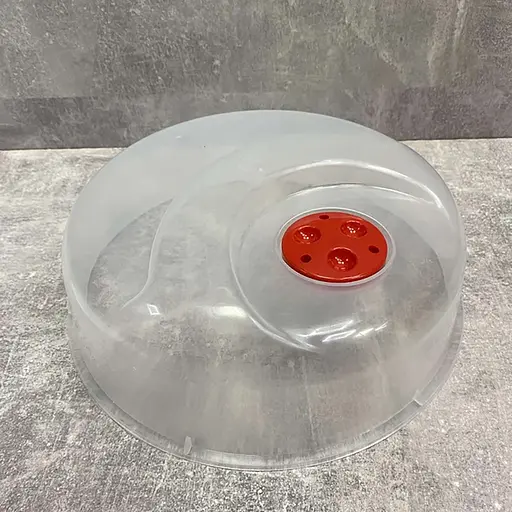 Крышка колпак для микроволновой печи микроволновки Ø 25 H 9 см Прозрачный 88086 - фото 2