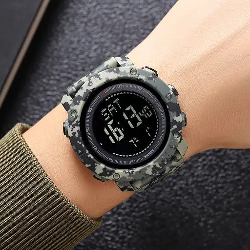 Наручний годинник чоловічий 2095CMGN Camo Green Skmei acs0030294 - фото 4