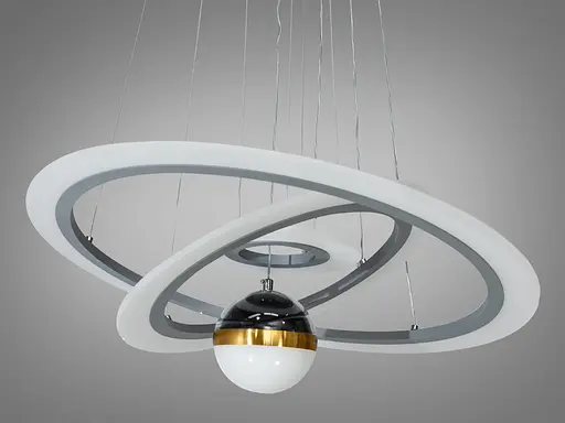 Новинка, світлодіодна люстра з додатковим підсвічуванням, 90 Вт - фото 4