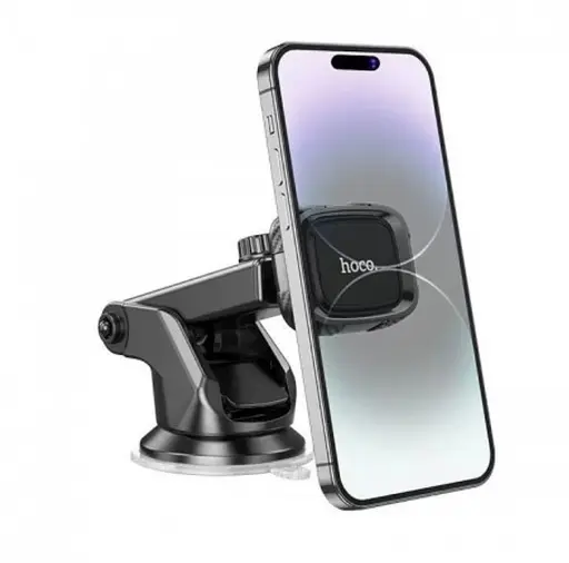 Магнитный автомобильный держатель автоматический Hoco Dca13 Plus держатель для телефона в авто Черный - фото 3