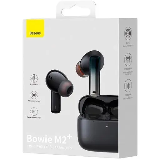 Наушники Baseus True Wireless Earphones Bowie M2+ NGTW190001 черные - фото 2