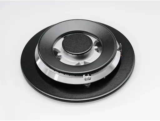 Варочная поверхность газовая на стекле Electrolux 60 см чугун белый - фото 2