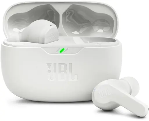 Наушники JBL TWS Wave Beam White (JBLWBEAMWHT) - фото 1