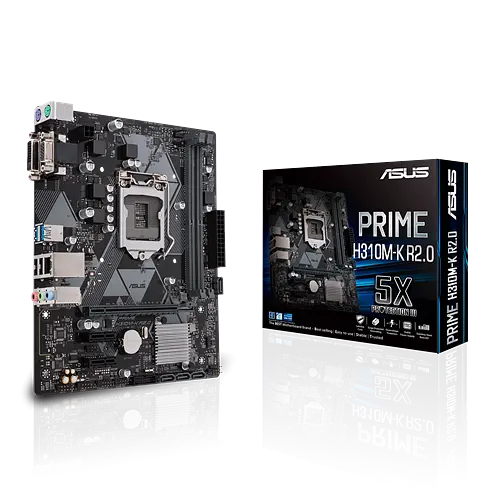 Материнська плата Asus H310M-K Prime R2.0 LGA 1151v2 (PRIME H310M-K R2.0) Б/В - фото 2