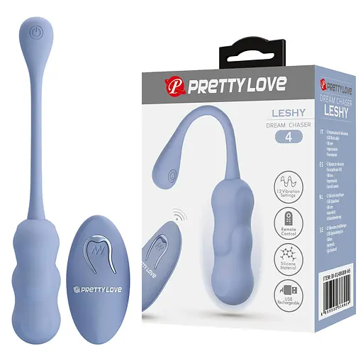 Віброяйце Pretty Love Leshy 18.6 см блакитний - фото 2