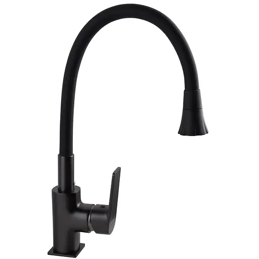 Змішувач для кухні Globus Lux Bonn GLB-0203SA-GP-B01 Чорний матовий - фото 3