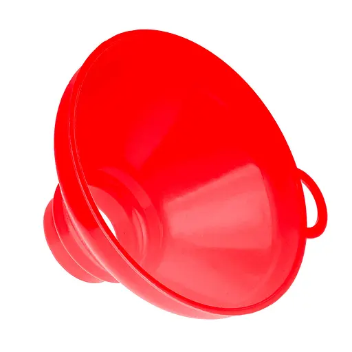 Воронка (лейка) Ø 15,5 см пластиковая с широким горлом на банку, Kitchette Красный 85154 - фото 4