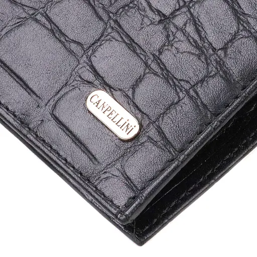 Мужской кожаный кошелек Canpellini 12х9.7х1 см acs0025690 - фото 3