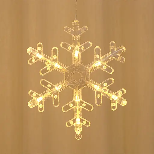 Гирлянда LED Star звезды и снежинки занавес 138 led 8 режимов - фото 4