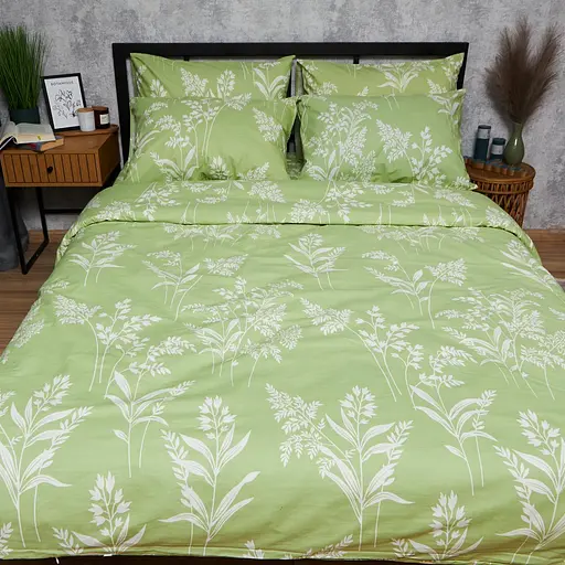 Комплект постельного белья Moon&Star Бязь Gold Люкс Verdant Spring Двуспальные 175х210 наволочки 4х50х70 - фото 4