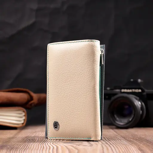 Кожаный женский кошелек ST Leather 14х9х2 см acs0028358 - фото 6