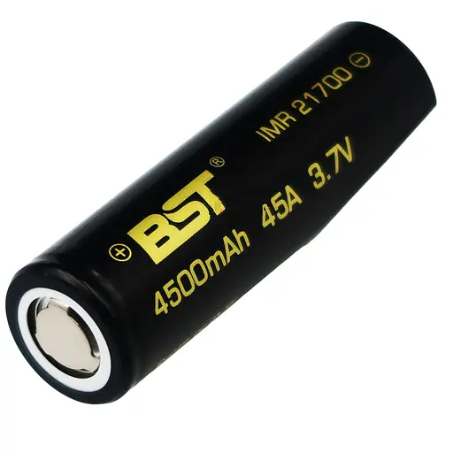 Акумулятор 21700 45A BST 3.7V 4500mah (Чорний)
