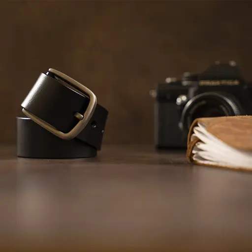 Ремінь шкіряний Vintage чоловічий 115х3,6 см acs0014830 - фото 5