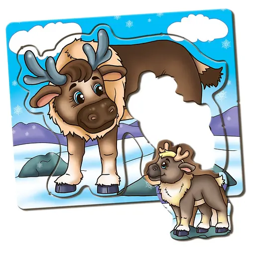 Дитяча розвиваюча гра Мами і малюки 81121 Північні тварини - фото 4