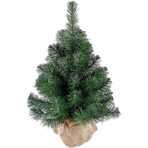Ялинка Hvoya Classic в мішковині 50 см зелена