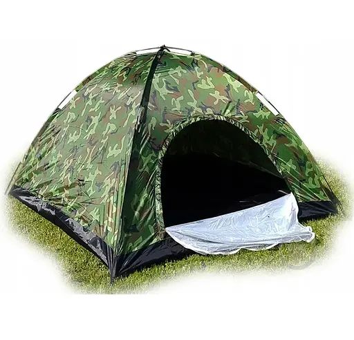 Намет автомат 2-х місний 200х150х110см в чохлі (Камуфляж) - фото 2