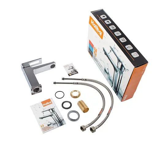 Змішувач для умивальника Haiba Kant 001 HB9600 Хром - фото 4