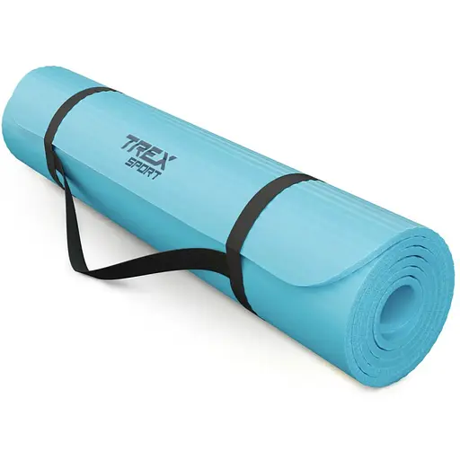 Коврик для йоги Trex Sport TX-019NGM NBR 1см 190х80 блакитний