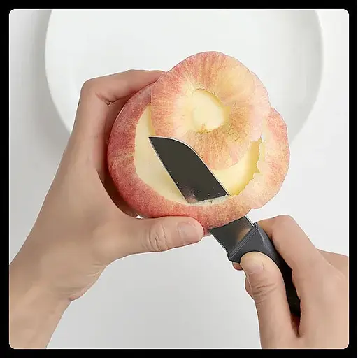 Комплект із 4 кухонних ножів сталевих на підставці Huo Hou Knife Set (HU0059) - фото 3