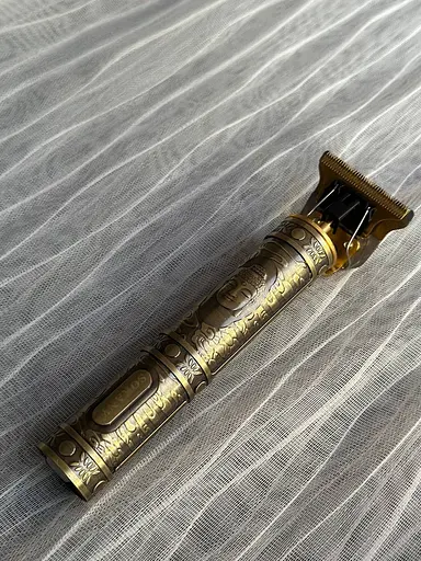 Чоловічий акумуляторний триммер Sokany SK-LF-9981 машинка для стижування волосся 1200 мАг T‑лезо Золото - фото 7