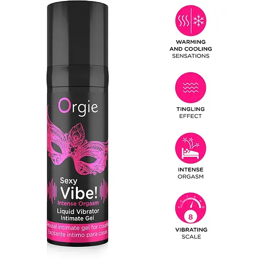 Рідкий вібратор Orgie - Sexy Vibe! Intense Orgasm (15 мл) - фото 3