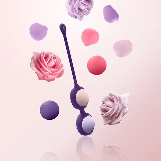 Кульки гейші Rianne S Pussy Playballs, 4 шт., кораловий - фото 3