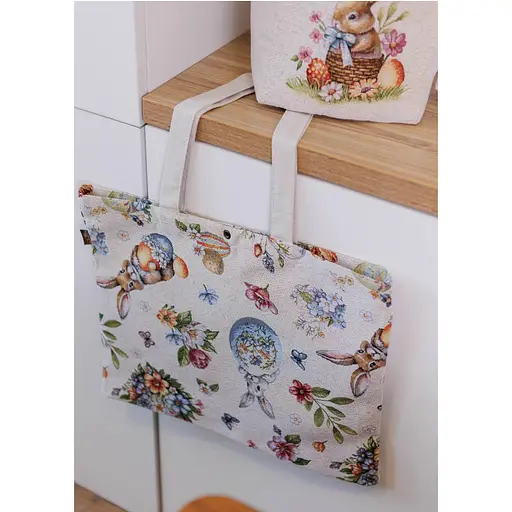 Сумка-шоппер гобеленова Прованс Суцвіття 41х40 см (44378) - фото 2