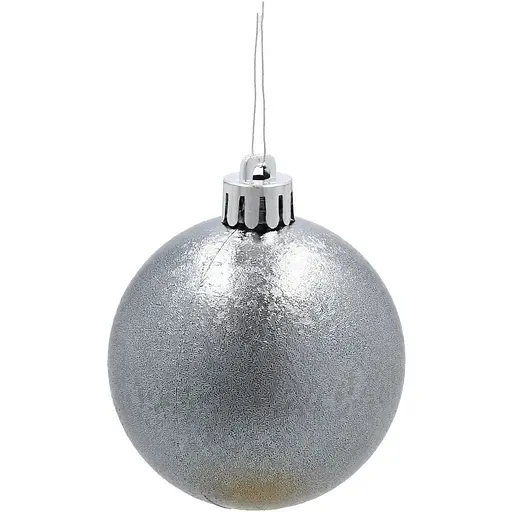 Комплект елочных шариков Chomik пластиковые 6 см микс цветов 24 шт. (GIF9988) - фото 2