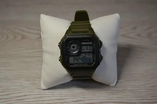 Чоловічий спортивний наручний годинник Skmei 1299 Зелений - фото 4