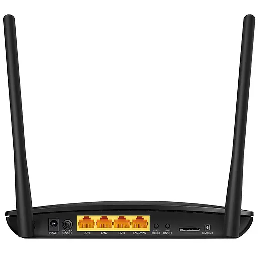 Маршрутизатор TP-Link TL-MR6400, 300Mbps Wireless N 4G LTE Router, build-in 150Mbps 4G LTE modem - фото 3