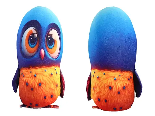 Іграшка антистрес м’яка Пташка-Няшка, 009, 30 см