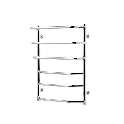 Полотенцесушитель водяной Kroner Каскад трапеция ДКТ05 800x530/6 CV017230, Хром, нижнее - фото 1