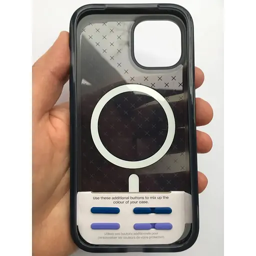 Оригинальный противоударный чехол Tech21 Evo Check MagSafe для iPhone 14/13 Black T21-9817 - фото 5