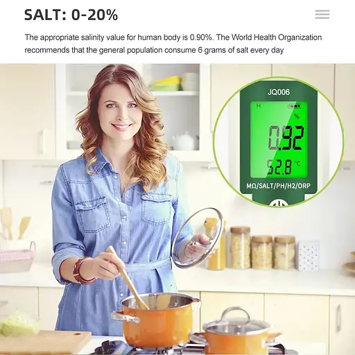 Тестер-аналізатор якості води Nectronix JQ-006 багатофункціональний - фото 4
