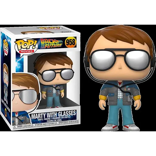 Фігурка Funko Pop Фанко Поп Назад у майбутнє Марті Макфлай Back to the Future Marty McFly 10 см FP BF 958