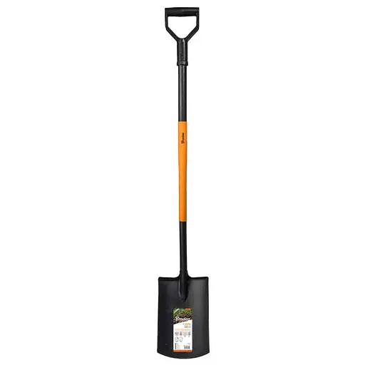 Лопата Bradas заокруглена з гартованим полотном з борної сталі KT-V2011 - фото 2